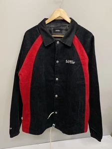 Elegantes Sapeur Other 24SS CORDUROY TRACK COACH JACKET Black A0023-486 Used - Picture 1 of 7