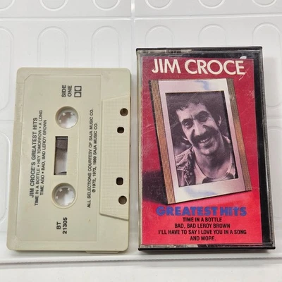 Jim Croce Greatest Hits Cassette 1989 Saja Music Co. Foto 1 de 2