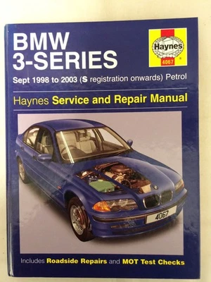 Haynes Service and Repair Manual - BMW 3-Series Sept 1998-2003 - Petrol - Image 1 of 4
