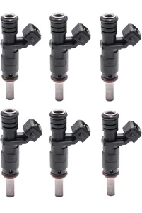 6  Fuel Injectors for BMW N52B25 2.5L N52B30 3.0L i6 Cylinder 7531634 - Picture 1 of 8