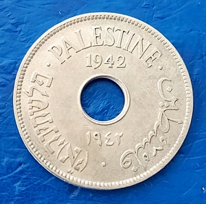 Israel Palästina Britisches Mandat 10 Mils 1942 Münze vz - Stichtag - Bild 1 von 2