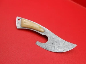 Pattern Damascus Custom Handmade Skinner Knife Camel Bone Handle C99 - Picture 1 of 11