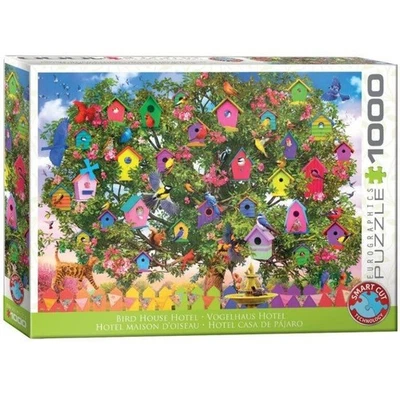 Eurographics Fine Bird's Nest Hotel jigsaw Puzzle 1000 Piece - Image 1 of 3