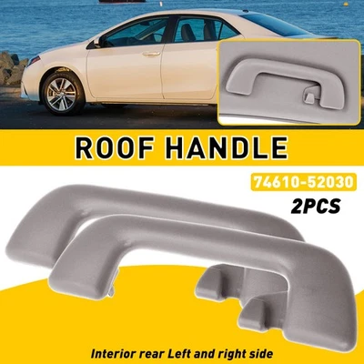 PARA TOYOTA COROLLA YARIS VIOS 2005-2017 TECHO TRASERO TECHO INTERIOR TIRADOR 2 PIEZAS Foto 1 de 4