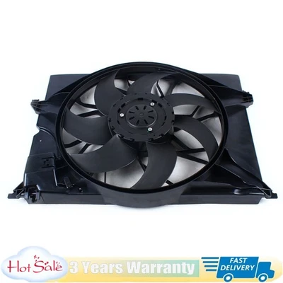 Conjunto de ventilador de refrigeración del radiador para Mercedes Benz S550 base sedán 2007 2008-2013 Foto 1 de 4