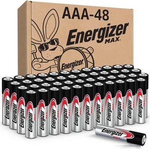 Energizer AAA Batteries (48 Count), Triple A Max Alkaline Battery - Picture 1 of 9