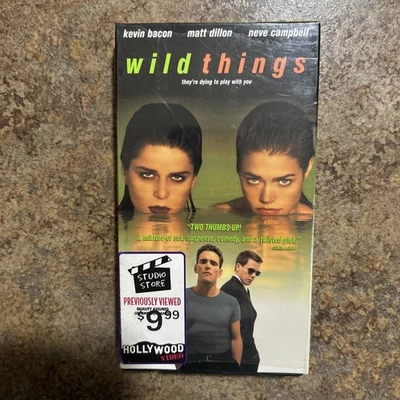 Wild Things (VHS 1998) Kevin Bacon Matt Dillion Neve Campbell Bill Murray - Image 1 of 4