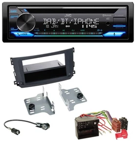 JVC Bluetooth MP3 USB DAB CD Autoradio für Smart ForTwo (451, 2010-2015) - Bild 1 von 9