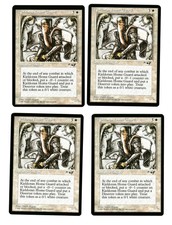 4x Kjeldoran Home Guard EX Alliances Mtg Magic EDH 4x x4