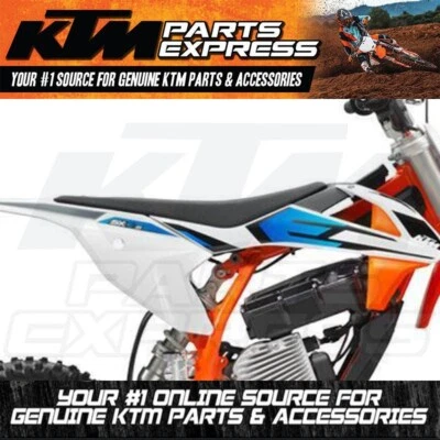 NEW OEM KTM STOCK SEAT 50 SX / MINI / FE / SX-E 5 2016-2024  45307040000 - Image 1 of 4