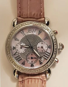 JBW Luxury JB-6210 Victory Three Sub-Dial Chronograph Women's Victory 16 Diamond - Picture 1 of 10