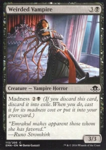 4X WEIRDED VAMPIRE 113/205 ELDRITCH MOON MTG MAGIC LP X4 - Bild 1 von 1