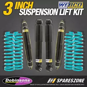 3" Lift Kit Webco Shocks Dobinsons Coil Springs for TOYOTA Landcruiser 80 105 - Picture 1 of 2