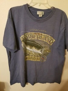 Field Master T Shirt Gr. L Herren Blau Kurzarm Timberland Bass 30 L 24 Acros - Bild 1 von 12
