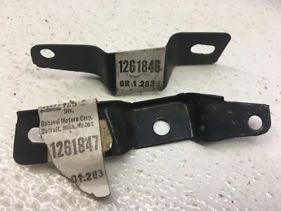 NOS 1980-1985 Buick Skylark LH RH Front End Header Panel Mounting Brackets - Image 1 of 4