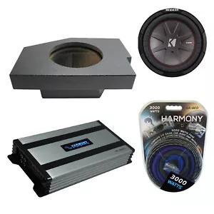 02-18 Fits Dodge Ram Quad / Crew Kicker CWR10 Single 10" Rhino Sub Box HA-A800.1 - Picture 1 of 8