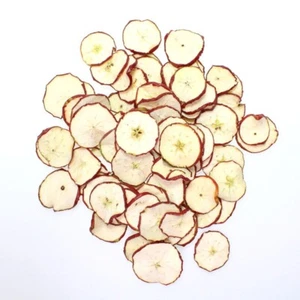 echte Apfelscheiben rot natur getrocknet 250g Deko Trockenfrüchte Advent - Bild 1 von 1