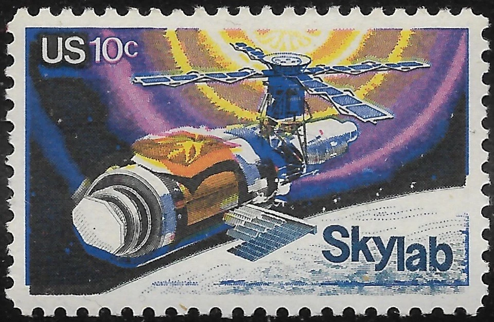 1529 10 Cent Skylab With Blue Shifted Up. - Image 1 of 1