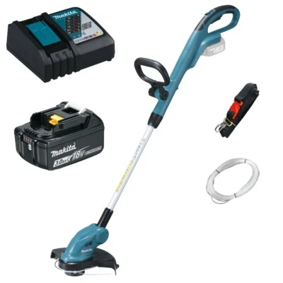 Makita DUR181Z Akku-Rasentrimmer DUR181Z 18V mit 1x Akku 3Ah und Ladegerät - Bild 1 von 4