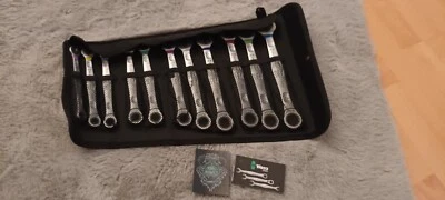 WERA Maulringratschenschlüsselsatz Joker 11-tlg.SW 8-19mm NEU mit Tasche