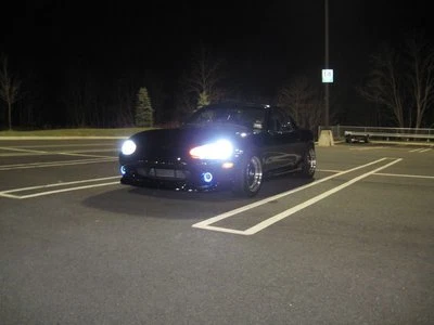 White LED Halo Fog Lamps Driving Light kit for 2001-2005 Mazda MX-5 Miata NB - Image 1 of 4