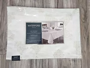 NEW - GORGEOUS! Waterford Starling Silver White Cloth Placemats - Set of 4 - Picture 1 of 7