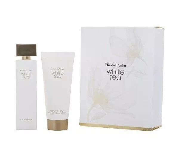 Elizabeth Arden White Tea 3.3 OZ EAU DE PARFUM SPRAY + 3.3 OZ Body Cream Set NIB - Image 1 of 1