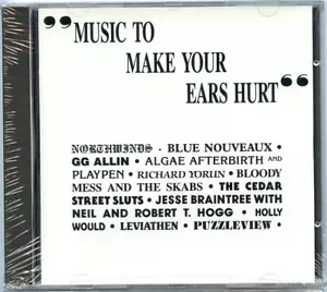 Music To Make Your Ears Hurt CD New Original Sealed - Black & Blue GG Allin - Picture 1 of 2