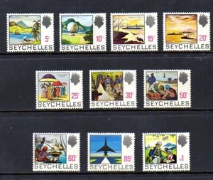 Estampillas de Seychelles - Scott #'s 257/266 - como nuevas montadas - Imagen 1 de 1