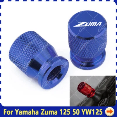 CNC Accessorie Motorcycle Tire Valve Stem Cover Cap For Yamaha Zuma 125 50 YW125 - Image 1 of 4