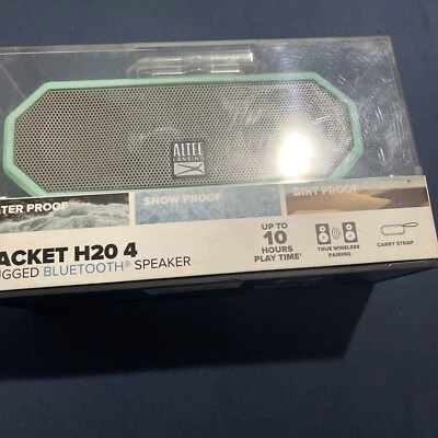Altec Lansing Jacket H2O 4 Rugged Portable Waterproof Bluetooth Speaker - Mint - Image 1 of 3