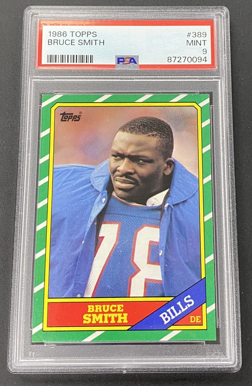 Bruce Smith 1986 Topps #389 Base Price Guide - Sports Card Investor