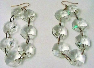 Orecchini donna pendenti cristalli Swarovski argento rodiato anallergico NUOVI - Foto 1 di 1