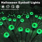 6 Eyeball Sun Lamp Halloween Solar Charging Eyeball Outdoor Garden Scary Lights