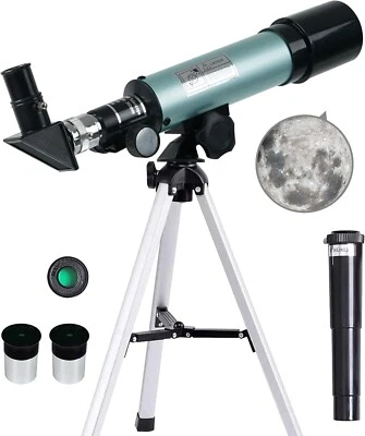 Astronomical Telescope, Mijiaowatch Telescope for Kids 360/50mm 90X Zoom HD - Image 1 of 4
