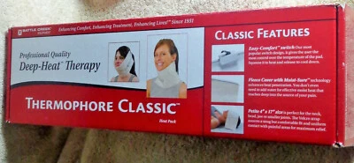 Battle Creek Thermophore Moist Petite Heating Pad 4" x 17" New Open Box - Image 1 of 4