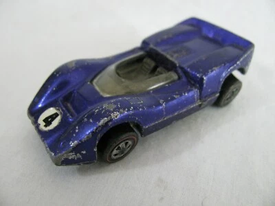 Vintage 1968 Mattel Hot Wheels Redline Purple McLaren M6A - Image 1 of 4
