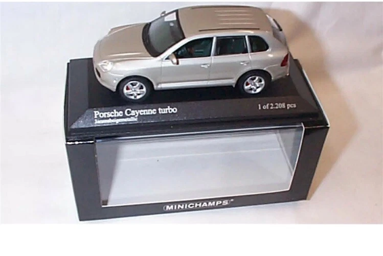 Porsche Cayenne Turbo 2002 beige metálico nuevo en caja edición ltd 1-43 Foto 1 de 1