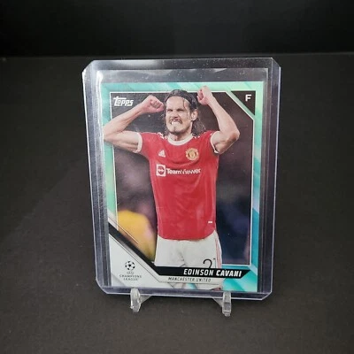 2021-22 Topps UCL Collection Aqua Foil /299 Edinson Cavani #145 - Image 1 of 3