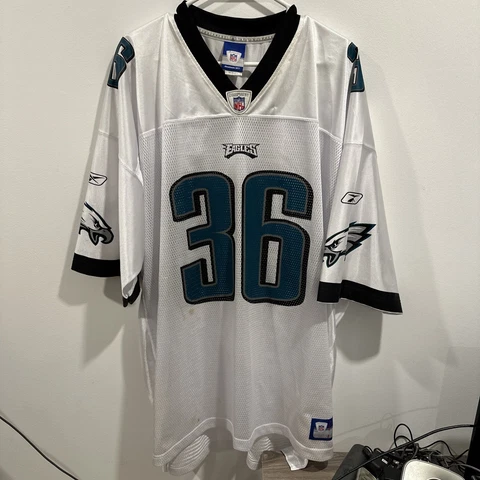 PHILADELPHIA EAGLES BRIAN WESTBROOK AWAY (WHITE) 3XL REEBOK JERSEY NFL Equipment Cover