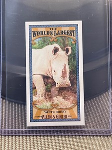 2021 Allen & Ginter World's Largest White Rhino Mini #MWL-9 Pack Fresh Mint!