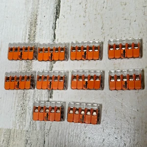 WAGO 221-415 Dadi a Leva 5 Connettori Compatti Conduttori 10 PK AWG 24-12 450V 32A - Foto 1 di 10