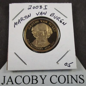 2008 S Martin Van Buren Presidential Proof Dollar - leichte Tönung (05) - Bild 1 von 4