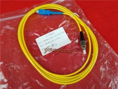 1PC 3M Fiber Optic Single-Mode Simplex Patch Cable Cord SC-FC SC To FC NEW - Image 1 of 4