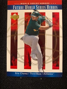 Carta Baseball 2002 Upper Deck Eric Chavez #141 World Series Heroes Athletics - Foto 1 di 2