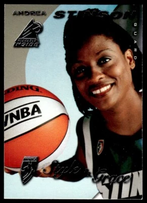 1997-98 Pinnacle Inside WNBA Andrea Stinson Charlotte Sting #77 - Image 1 of 2