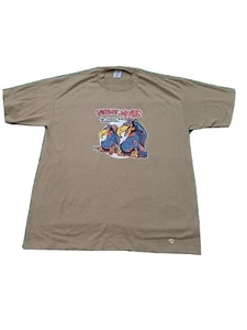 VTG Cartoon Vultures New Old Stock Shirt Cal Cru Tag USA SZ XL Single Stitch NOS - Picture 1 of 6