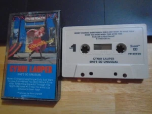 RARE OOP Cyndi Lauper CASSETTE TAPE She's So Unusual prince When You Were Mine ! - Picture 1 of 2