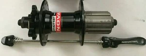 CUBO DE FRENO DE DISCO HIDRÁULICO TRASERO 135X5MM NOVATEC D142SBT 36 ORIFICIOS SHIMANO HG CUERPO - Imagen 1 de 2