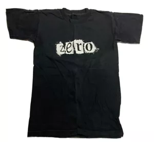 Vintage 1990's ZERO skateboards T-shirt . Black . Mens size small - Picture 1 of 3